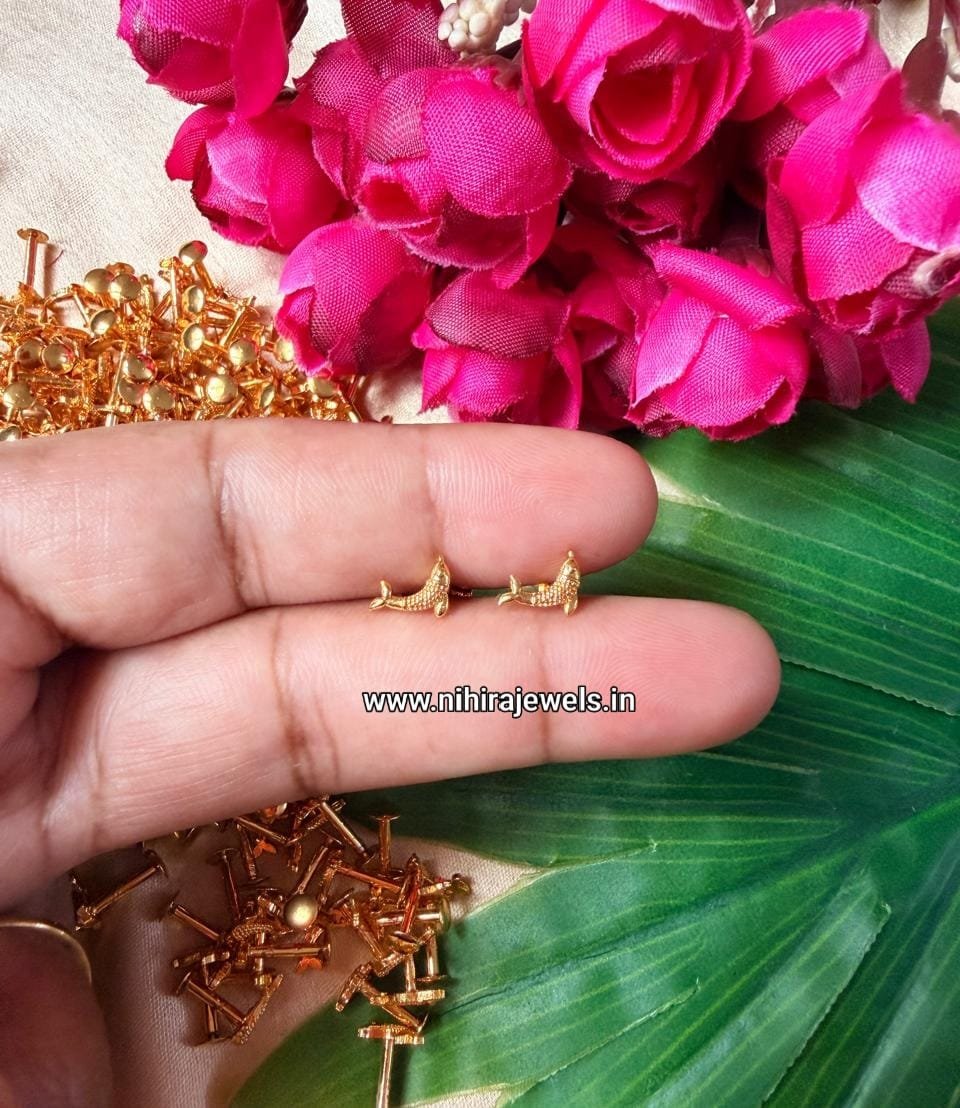Dolphin Earring - 24K Gold Plated