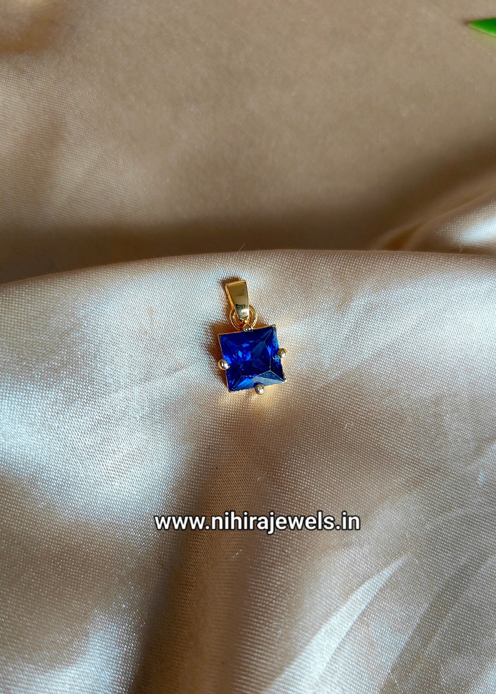 Blue Sapphire Pendant