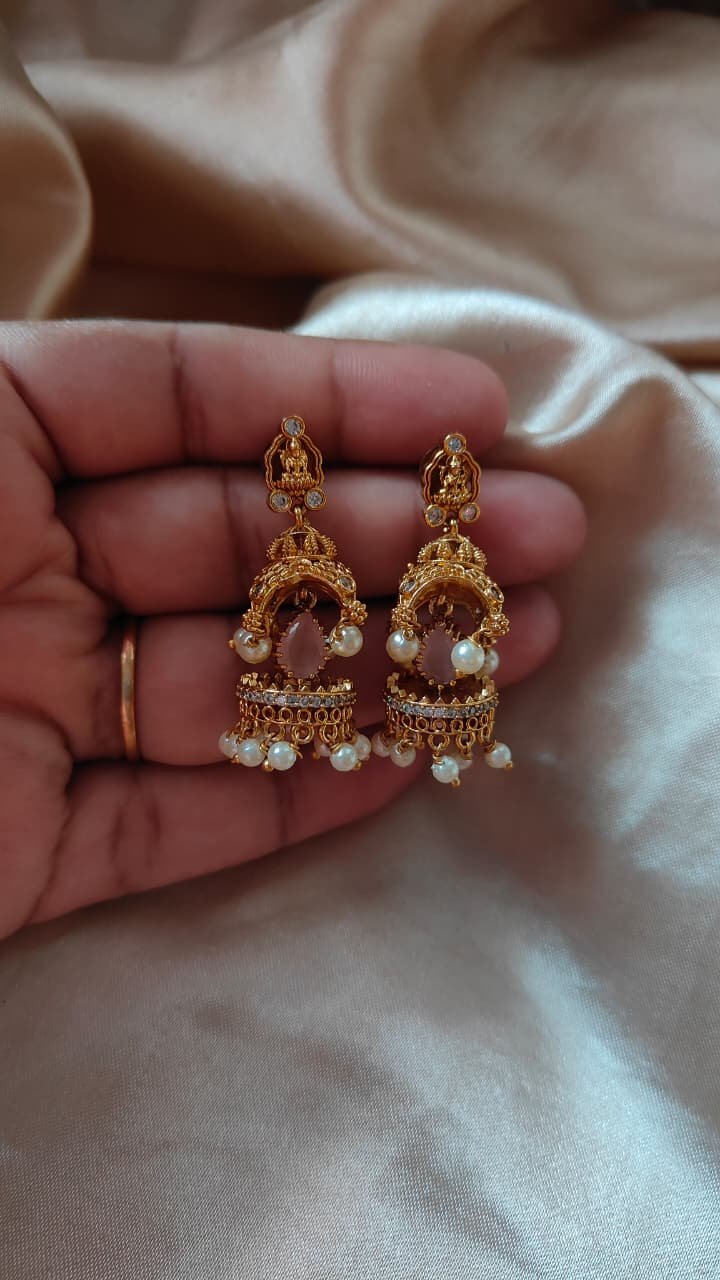 Pearl Heritage jhumka NS0029