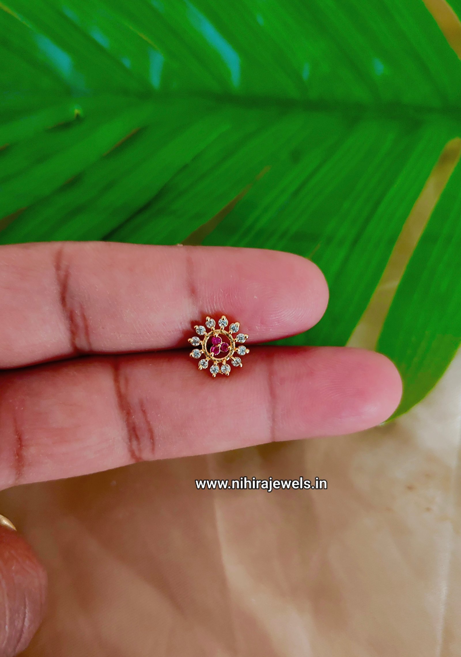 Manju Nosepin Design 5 Ruby