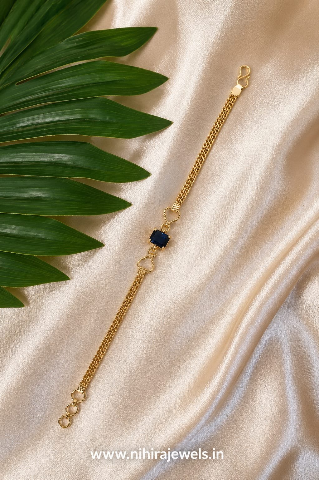 Sanvi Bracelet - Blue Sapphire