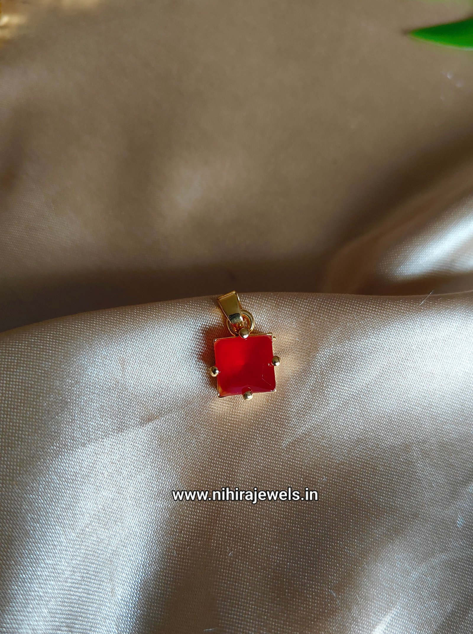 Ruby Red Pendant