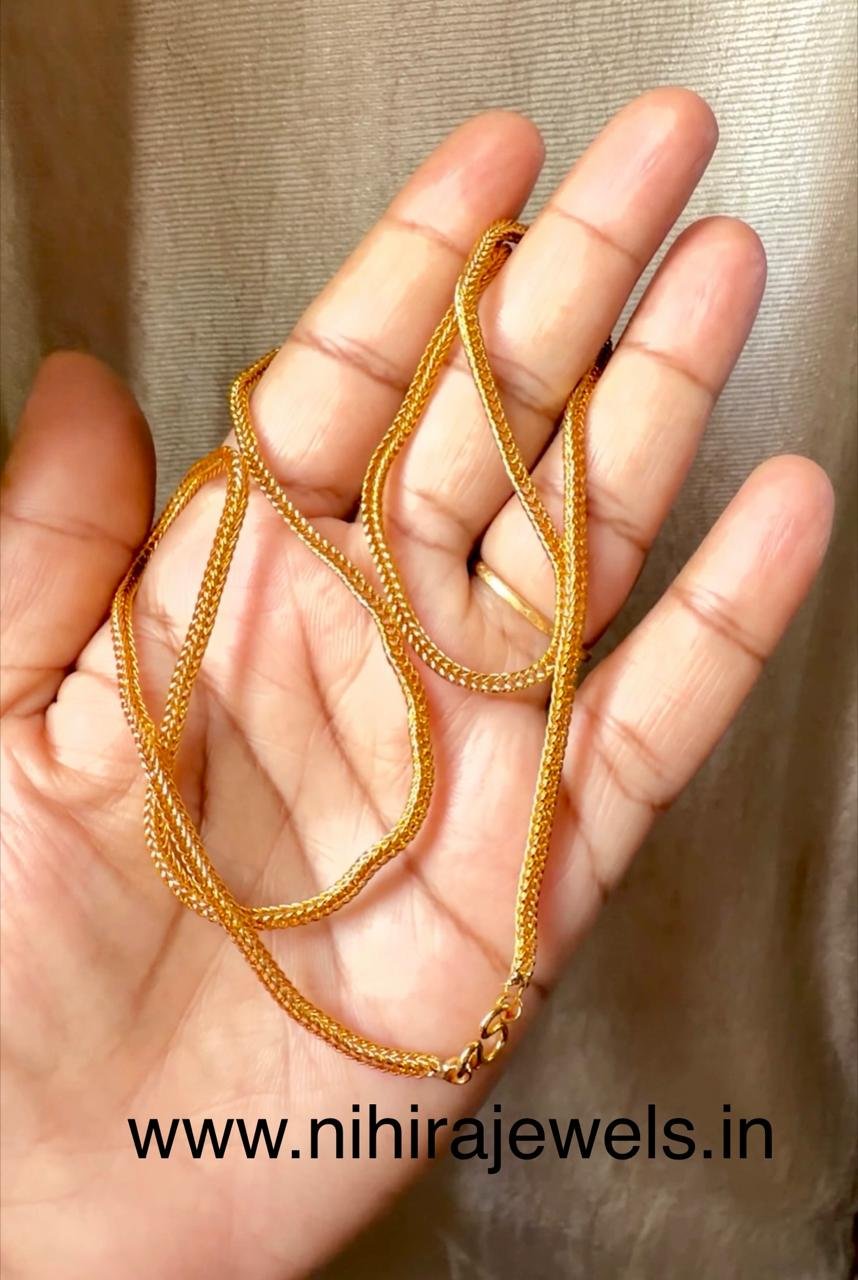 Kalyani Chain - 24K Gold Plated (20 Inch)