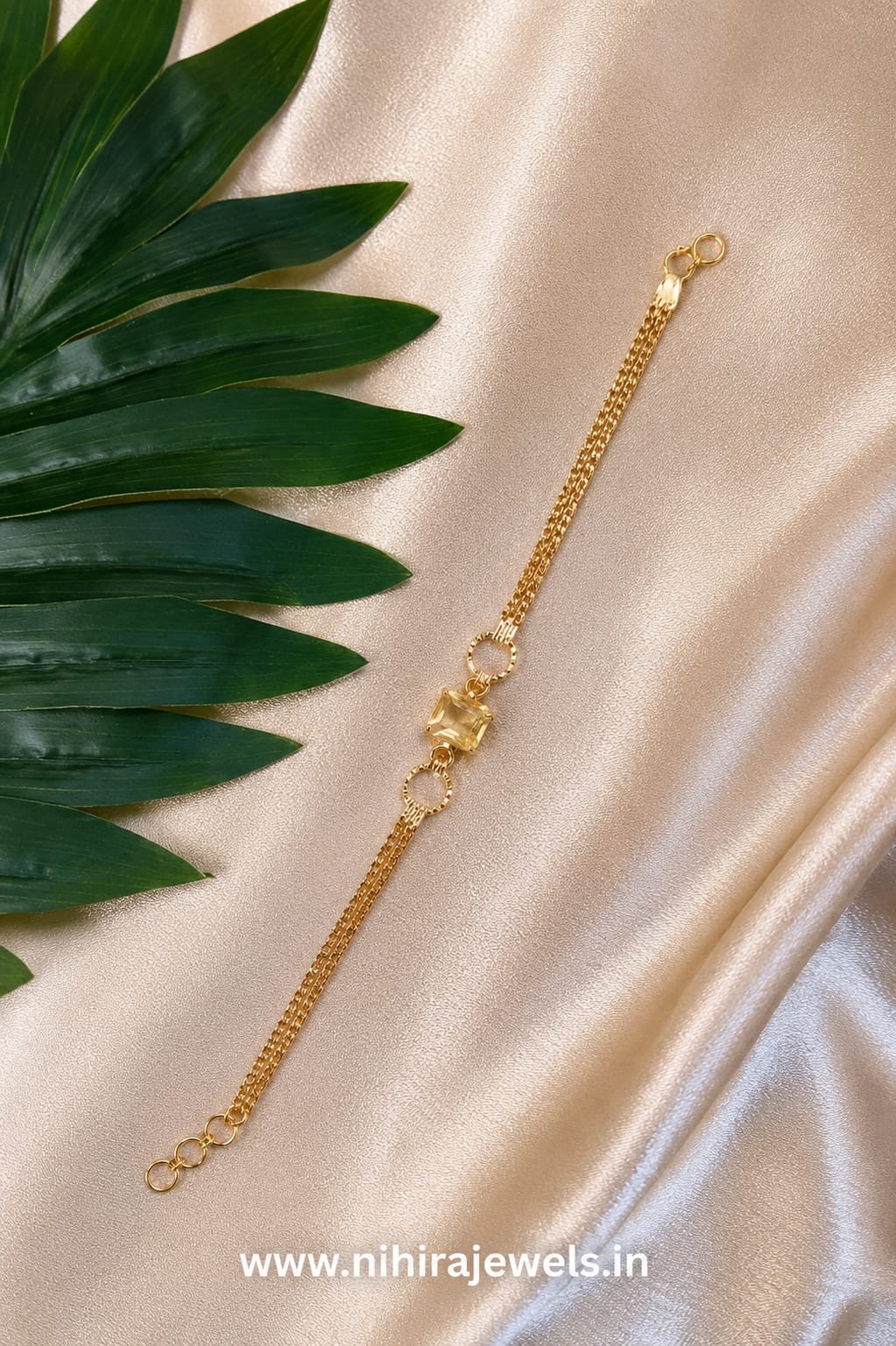 Sanvi Bracelet - Yellow Citrine