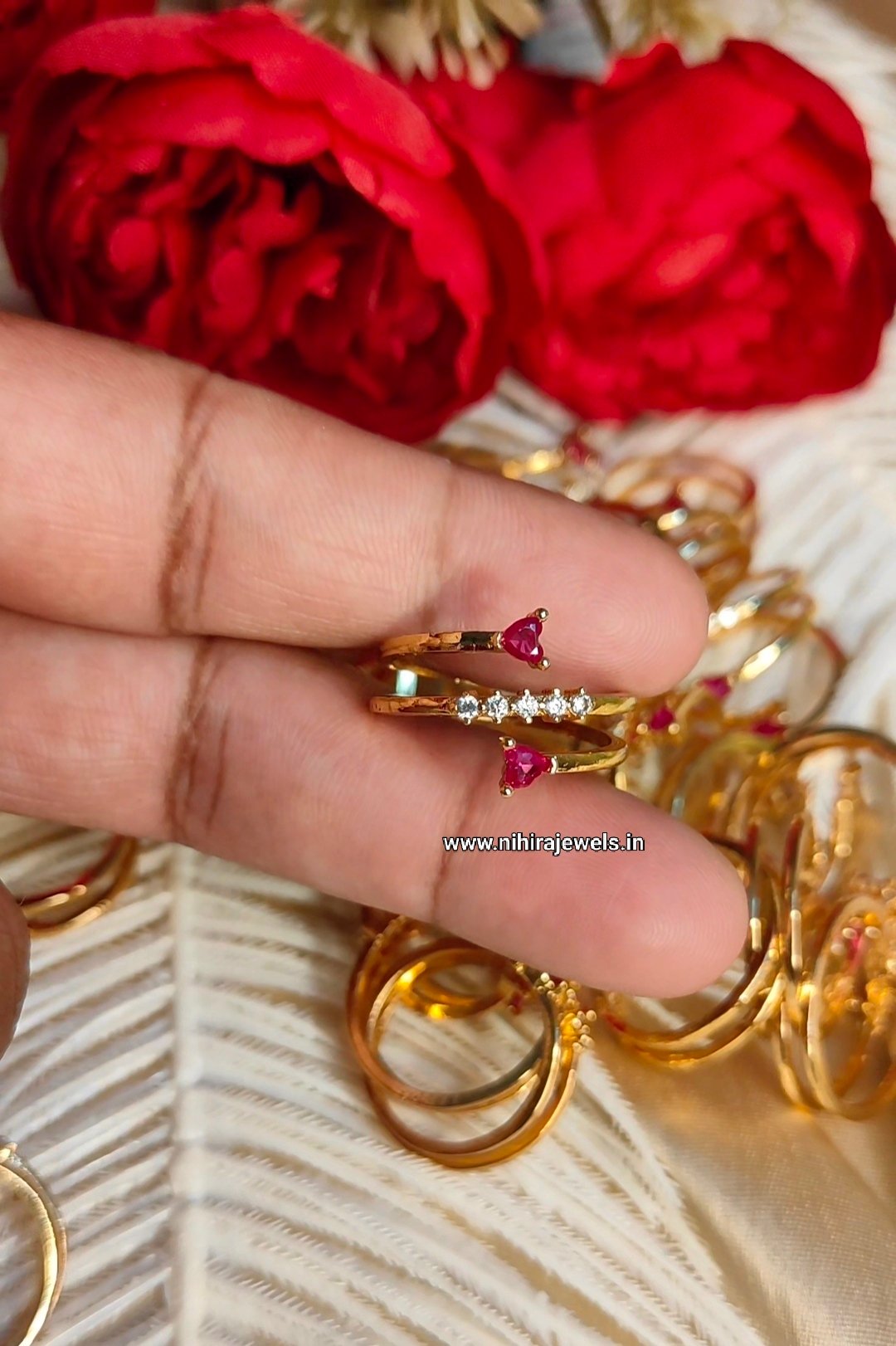 EVA 3 LAYER RING LOVE